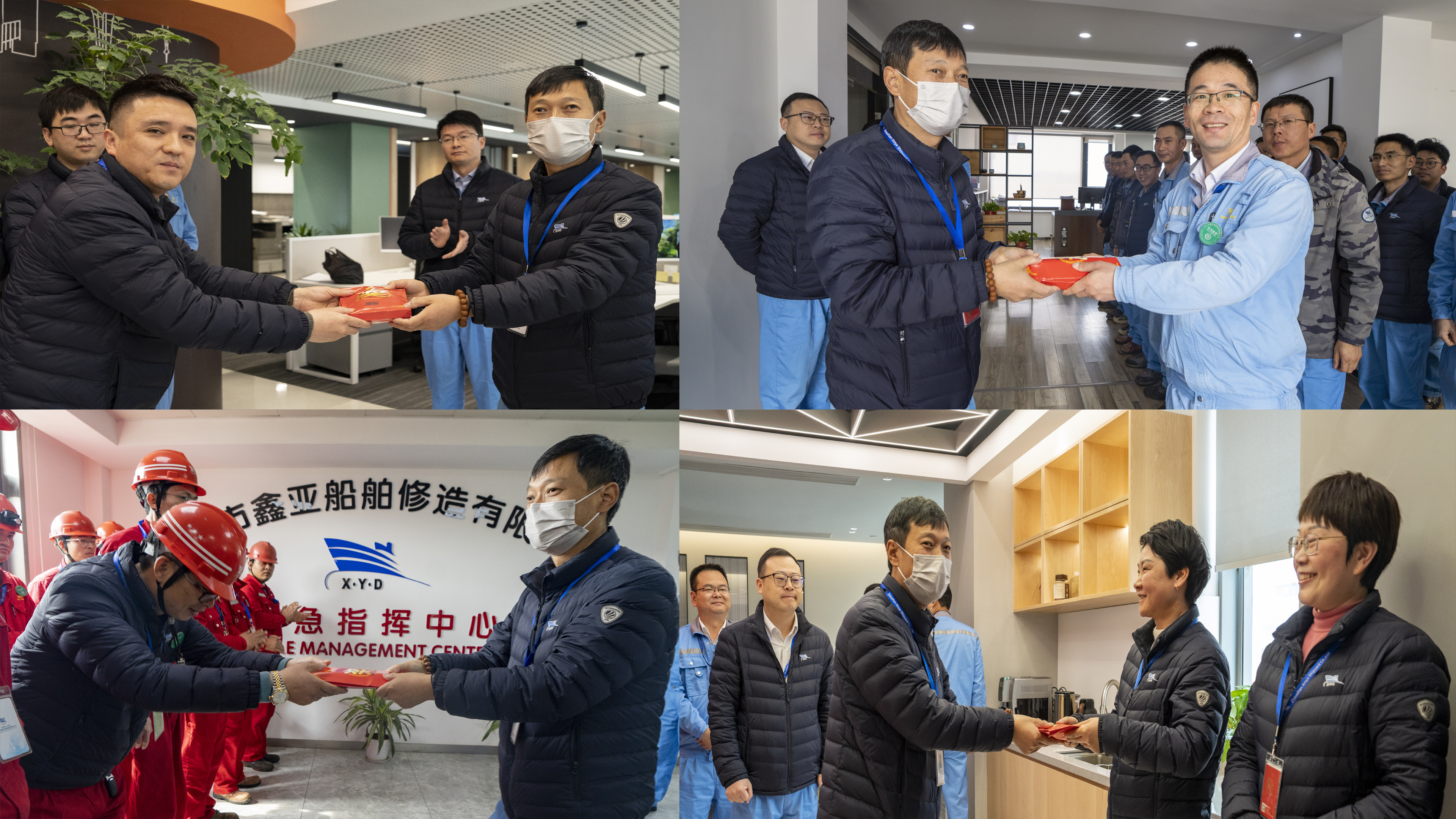龙年开工第一天，，，，，，总部向导慰问鼓劲头_环球360