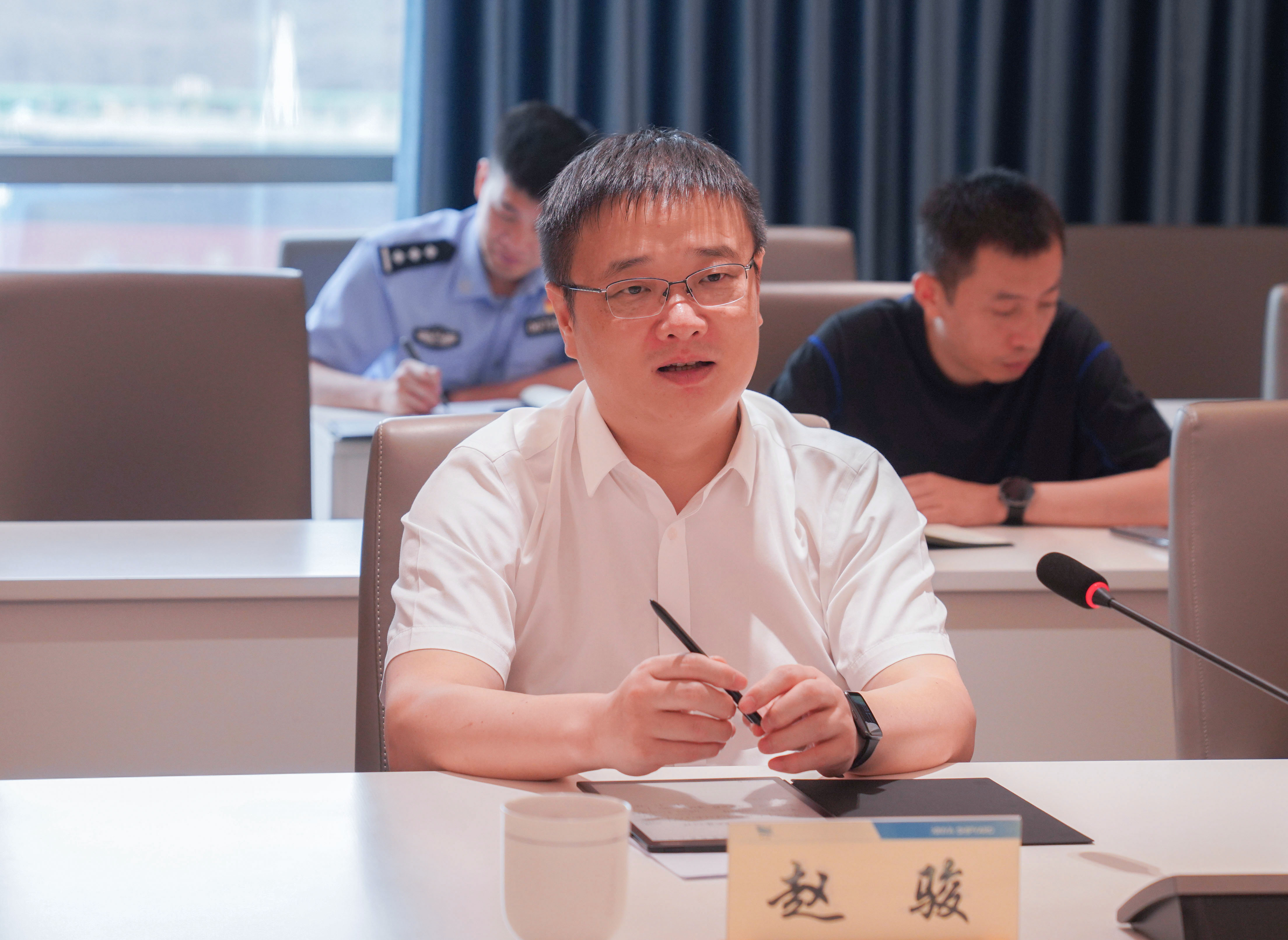  舟山市副市长赵骏一行莅临我司指导调研_环球360